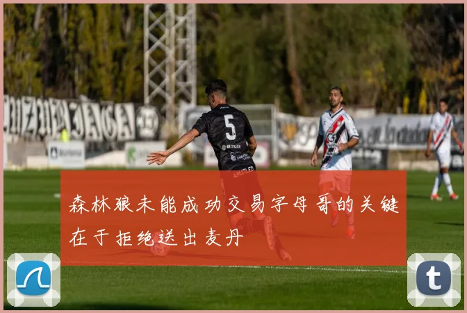 森林狼未能成功交易字母哥的关键在于拒绝送出麦丹